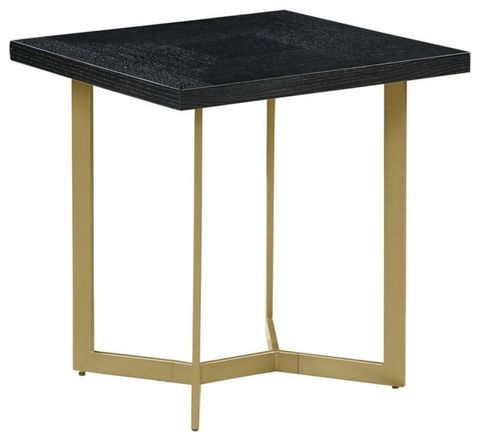 Styling Your Space The Charm of Black Wood Coffee Tables with Gold Accents